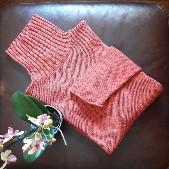 Eileen Fisher Italian Yarn Textured Knit Turtleneck Sweater - Picture 1 of 12